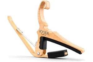 Kyser Capodastre Quick-Change pour guitares acoustiques à 6 cordes, Érable, KG6MA