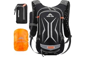 LOCAL LION Mochila Ciclismo 18L Senderismo Montanismo Camping Viaje al Aire Libre Hombres Mujeres