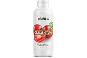 BIOTICA Concime Biologico Liquido per Pomodori – 1 Litro - CREMENTUM Fertilizzante Specifico per Pomodori - Consentito in Agricoltura Biologica