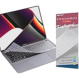 Digi-Tatoo Protezione tastiera ultrasottile compatibile per Macbook Air 13 2021/2022 (A2337/A2179) -(Layout UE/Italia),Traspa