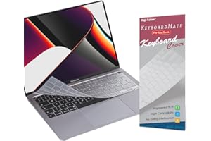 Digi-Tatoo (Nicht für 2023/2024 Air 13) Ultra Dünn Tastaturschutz Kompatibel für 2021/2022 MacBook Air 13 (A2337/A2179) -(EU/German-Layout),Transparent,TPU