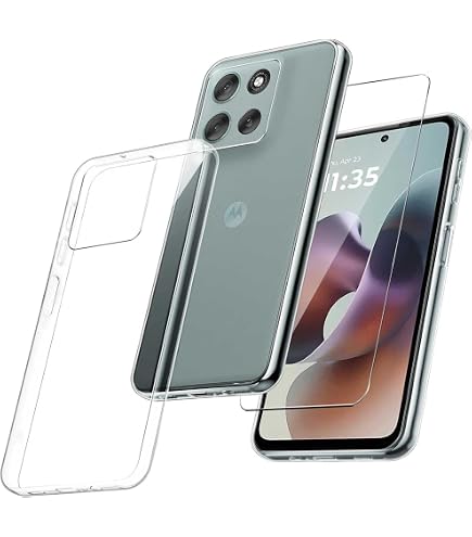 Effcotuo Custodia Compatibile per Realme C61/C63 Cover Trasparente Soft Protettiva in Silicone TPU Case