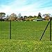 Produktbild Tidyard Eurozaun-Set Gartenzaun Gitterzaun-Satz Stahl Maschendraht Zaun mit Zaunpfosten Metallzaun Zaunelement Maschenweite 100 x 100 mm Grau 10 x 1 m