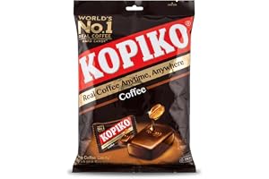 Kopiko Coffee Candy 1 kg (300 karameller) - Kaffekarameller - Storpack att dela - Intensiv kaffesmak - Halal konfektyr