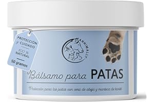 Annimally Crema Almohadillas Perros 50g - Balsamo Patas para Perro con Cera de Abeja, Manteca de karité y Aceite de caléndula - Ideal Protector Almohadillas para Perros y Protector Patas Perro