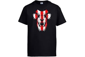 Diver Camisetas Camiseta Cara león Colores para Aficionados del fútbol de Bilbao