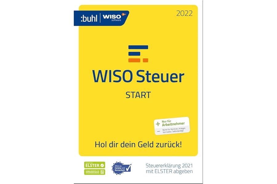 WISO Steuer-Start 2022 (für Steuerjahr 2021 | Digitaler Download