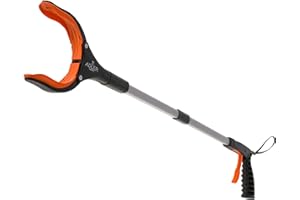 ‎ADLER EUROPE ADLER EUROPE Szczypce chwytające, 81 cm, aluminiowe szczypce chwytakowe dla osób starszych, pomoc w chwytaniu, podnoszeniu, zbieraniu odpadów, usprawnienie dla osób niepełnosprawnych, AD6804