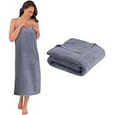 KORVORIA XXL Bath Towels 100 x 200 cm, Large Bath Towels, Dark Grey | Bath Towels Microfiber, Soft and Absorbent, Unisex, Ide