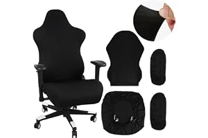 JIANGZHIB 4 stycken Gamingstolsöverdrag, Gamingstolsöverdrag med armstöd