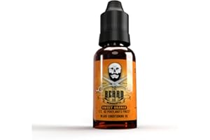 THE BEARD AND THE WONDERFUL Premium Beard Oil (15ml), Best Facial Hair Oil for a Soft & Healthy Beard, Beard Softener for Men, Beard Growth Oil, Improve Hair Growth, Made with All Natural Ingredients, Sweet Orange