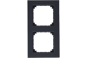 Schneider Electric Merten M-Plan-Rahmen für Schalter und Steckdosen, 2-fach, anthrazit, Artikelnummer 486214