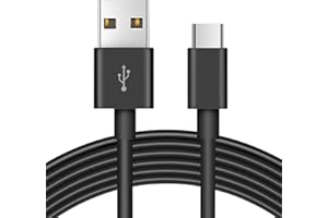 ANLINK Câble USB-C de 3 m de long - Câble de charge et de synchronisation des données USB A vers USB-C durable - Câble d'extension d'alimentation pour tous les appareils compatibles de type C (noir)