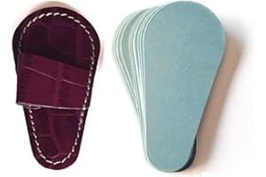 Decolores - Guante Depilatorio Facial - 1 Unidad - Guantes para Eliminar Vello y Células Muertas - Piel Suave y Perfecta - Color Burdeos Cocodrilo