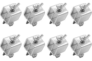 HUNDREDWEAT 8 Stück Stumpfschweißklemmen Schweißklammern Hohe Qualität Schweißklemmen Stoß-Schweiß-Klemmen zum Schweißen von Reparaturen an Flecken in Fußböden, Flügeln, Türverkleidungen Stahl Gute Qualität