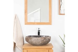 wanda collection Lavabo sobre encimera de Piedra Natural Cuarto de baño Piedra 30