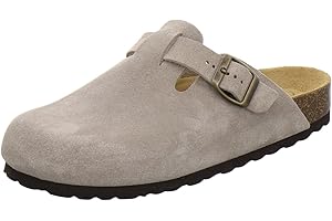 AFS-Schuhe 2900, Bequeme Damen Hausschuhe geschlossen, Clogs für Frauen aus Leder, Made in Germany