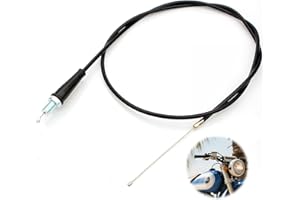 KCLKDA 120 cm Pit Motorcycle Throttle Cable, Replacement Universal Pit Bike Throttle Cable Straight Head Motorcycle Throttle Oil Cable Heat and Corrosion Resistant for Pits Dirt Motor Trail Bike Motocross