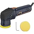 Dual Action car Polisher MAXXT 710W, car Buffer Polisher Machine Orbit 12mm, 6 Variable Speeds Ajustable (4000-5500RPM), 75mm Disc(3inch), for Car Detailing/Complex Shapes and localized Repair