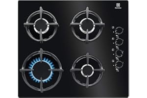 Electrolux EGG6407K Black Built-in 59 cm Gas 4 zone(s)