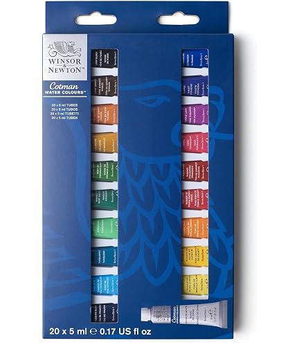 Royal & Langnickel Ensemble d'art de peinture à l'aquarelle avec étain
