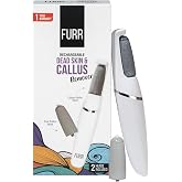FURR Rechargeable Callus Remover for Feet | Foot Scrubber for Dead Skin | 2 Speed Modes | 2 Roller Heads for Scrubbing & Exfo