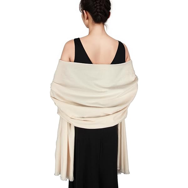 RIIQIICHY Damessjaal Dames Warme Winter Pashmina Sjaals en Omslagdoeken, Rood, L