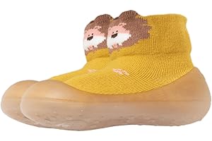 Tolaler Baby Shoes Socks, Lightweight Anti-Slip Baby Sock Shoes Soft Comfortable Baby Shoe Socks Outdoor/Home/Garden