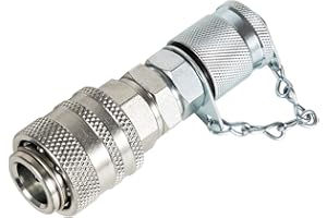 BONBO Hydraulic Pressure Test Coupling Kit Fits for Parker PD Series Coupler, for Caterpillar, for Case, Excavator Construction Machinery