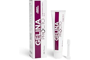 BI3 PHARMA Gelina Procto Emulgel | Crema Emorroidi e Ragadi | Sollievo rapido con Aloe Vera, Acido Ialuronico ed Escina | Pomata Emorroidi e prurito anale naturale, fresca e delicata, senza bruciore