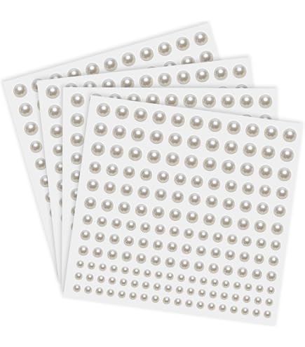 FEMBW Selbstklebende Glitzersteine & Strass – Set Mit 973 Steinen In 3-6 Mm, Für Gesicht, Nägel & Basteln
