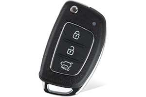 DEWFIGS ㅤ Boîtier de Clé de Voiture de Remplacement, Coque pour Clé Compatible avec Kia Sportage Cee'd Picanto Rio et Hyundai i30 i10 i20 iX20 iX35 Kia Cee'd Soul Sportage Venga 3 Boutons Coque de Télécommande