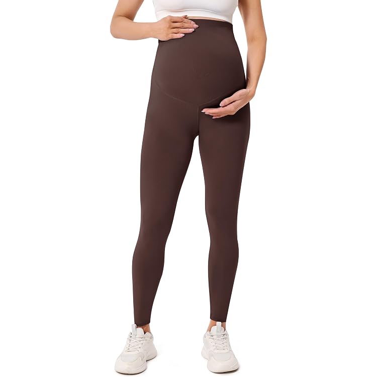 Umstandsleggings Leo - Nahtfreier Unterbauch, 100% Blickdicht & Mega Weich Made In Italy