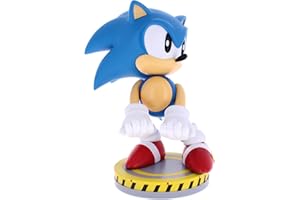 CABLEGUYS Cable Guys - Sliding Sonic The Hedgehog Gaming Accessories Holder & Phone Holder for Most Controller (Xbox, Play Station, Nintendo Switch) & Phone