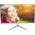 ElieKen 21.5 Inch Ips Display Monitor,Full Hd,Ultra Thin Computer Screen Flat Panel With VGA And HDMI Port,White,MBFZ-2145