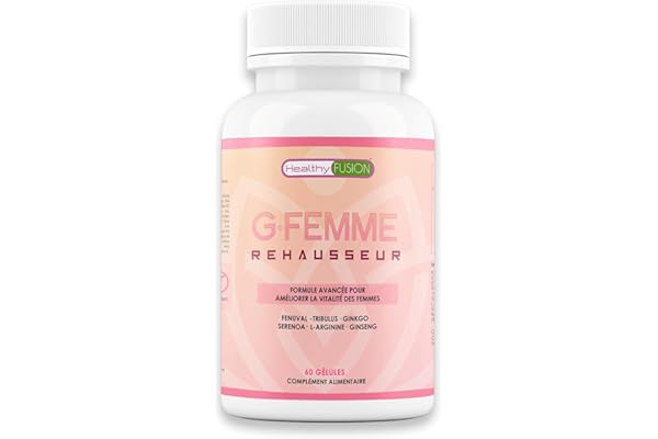 G-Femme Healthy Fusion | Régulateur hormonal féminin naturel | Maca, Tribulus, Ginseng, Ginkgo Biloba | Équilibre l’humeur, le cycle féminin, l’énergie et la vitalité | 60 gélules