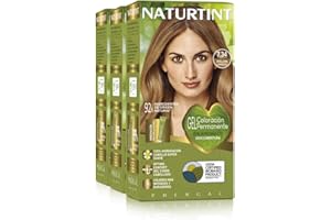 Naturtint Biobased | farba do włosów bez amoniaku | 7,34 żywy orzech laskowy | wysoka zawartość naturalnych składników | 3 sztuki w opakowaniu | 510 ml