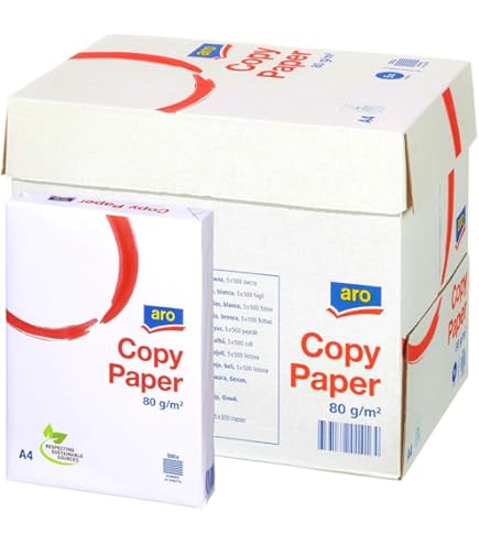 Carta Golden Star A4 75gr - Confezione Da 5 Risme (2500 Fogli) Per Stampanti E Ufficio - Foto 2