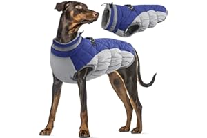 PUMYPOREITY Płaszcz zimowy dla psa, kombinezon śnieżny, ciepły, chihuahua, płaszcz, wiatroszczelna, szczeniak, kurtka puchowa, płaszcz polarowa, kamizelka zimowa dla psów, płaszcz na zimną pogodę, dla małych,