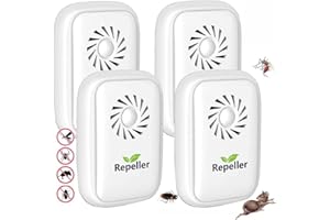 AILEDA ltradźwiękowy odstraszacz myszy 4 szt., ultradźwiękowy odstraszacz komarów