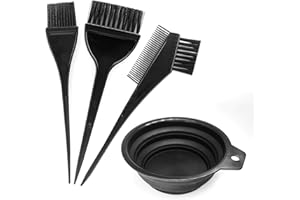 AIOUNIYA Haarfärbepinsel Set Haarfärbezubehör Haarfärbewerkzeug Pinsel zum Färben mit Bürstenkamm, Haarfärbepinsel und Haarfärbeschale