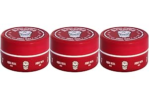 Bandido Aqua Hair Wax N. 1-8 - Cera opaca per capelli da uomo, 150 ml, gel per capelli (3 x 150 ml, n. 7)