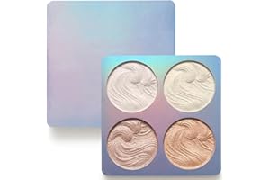 Weixinbuy Shimmer Highlighter, Illuminator - Baked Waterproof Long Lasting Brilliant Lighten Skin Color, Perfect Choice and Gift for Girls