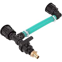 REKUBIK IBC Adapter S60x6 - Tankverbindung 2 IBC nebeneinander 32mm Schlauch