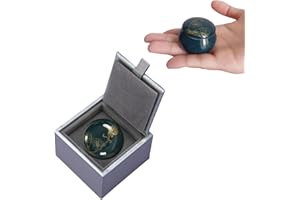 LSTCPGLAI Small Ceramic Urn for Human and Pet Ashes - Mini Funeral Urn with Premium Gift Box (4.5cm x 4.5cm x 3.2cm)