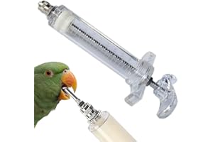 UEKPDM Hand Baby Birds ​Feeding Syringe Baby Birds Parrot Hand Feeding Device Baby Birds Feeding Tubes Used for Feeding Milk Medicine for Sick Birds