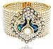 YouBella Traditional Style Gold Plated Pearl Studded Kara Bangle for Women RS.299.00