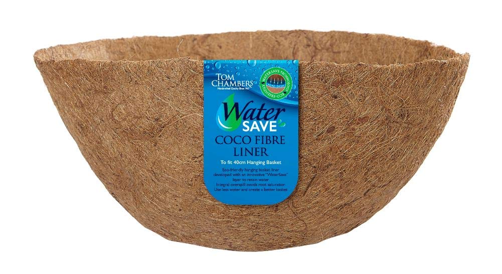 Tom Chambers WaterSave Coco Liner for 40cm Hanging Basket
