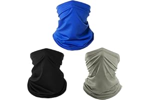 NITAIUN 3 Pezzi Snoods Uomini Scaldacollo Antivento per Uomini Donne,Multifunzione Passamontagna, Sciarpa Termico Maschere, Fascia Bandana Elastica Scaldacollo per Ciclismo Sci Sport all'Aria Aperta