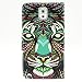 Note 3 Case, [Card Slots] JCmax Premium Slim Flip PU Leather Wallet Case Cover Back Skin [Kickstand] and Magnetic Closure for Samsung Galaxy Note 3 -[Animal Tiger Pattern]